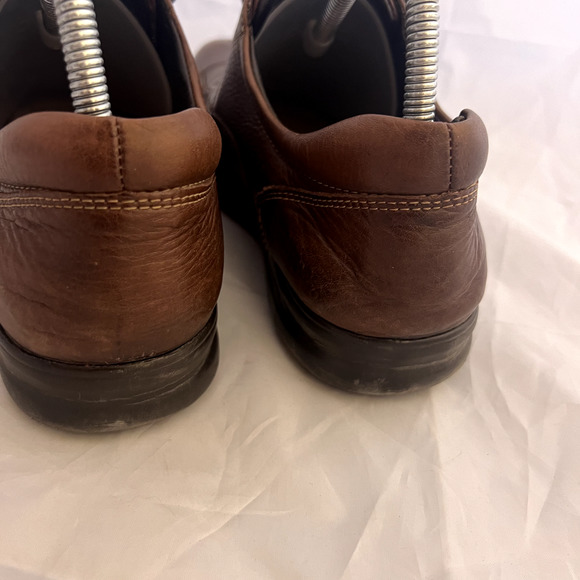 JOHNSTON MURPHY Shuler Bicycle Oxford Soft Brown Leather Lace Up Shoe Men's 8M - Picture 5 of 9